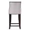 Manhattan Comfort Fifth Ave Counter Stool in Pearl White and Walnut, PK3 3-CS012-PW - alternate 3